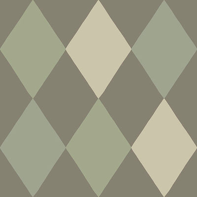 product image of Kalas Olive Diamond Wallpaper from Briony Collection by Brewster 566