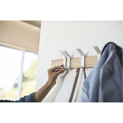 product image for Rin Wall-Mounted Coat Hanger by Yamazaki 4