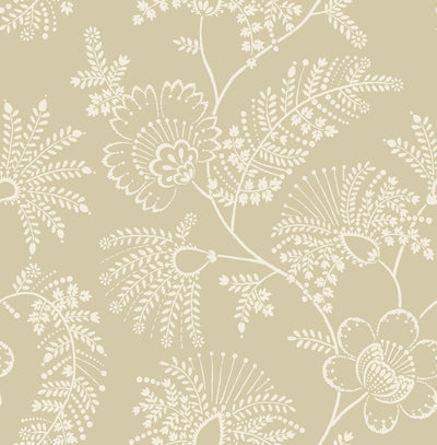 product image of Maeve Butter Jacobean Trail Wallpaper 569