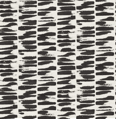 product image of Myrtle Black Abstract Stripe Wallpaper 57
