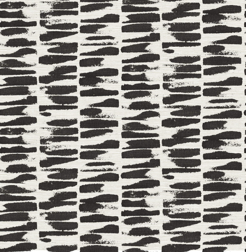 media image for Myrtle Black Abstract Stripe Wallpaper 230