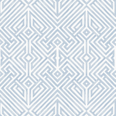 product image for Lyon Blue Geometric Key Wallpaper 13