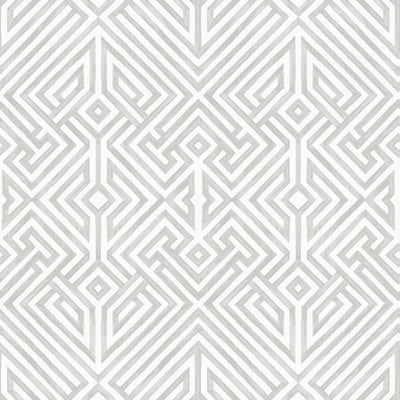 product image of Lyon Silver Geometric Key Wallpaper 593