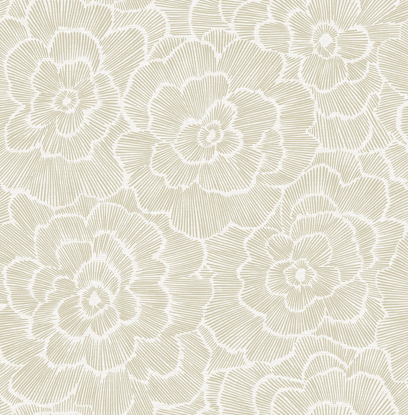 media image for Periwinkle Stone Textured Floral Wallpaper 269