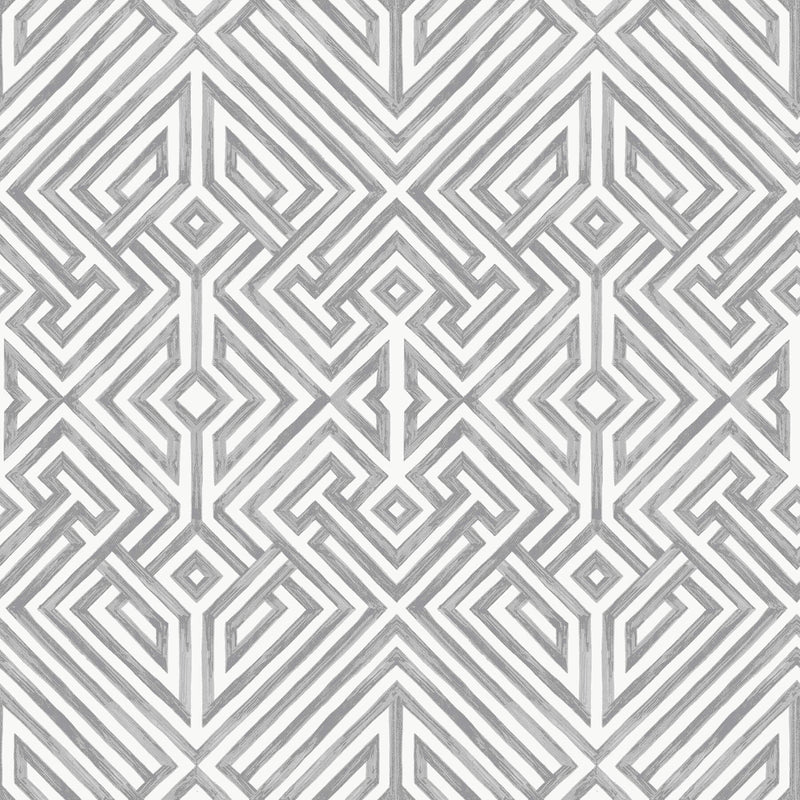 media image for Lyon Grey Geometric Key Wallpaper 213