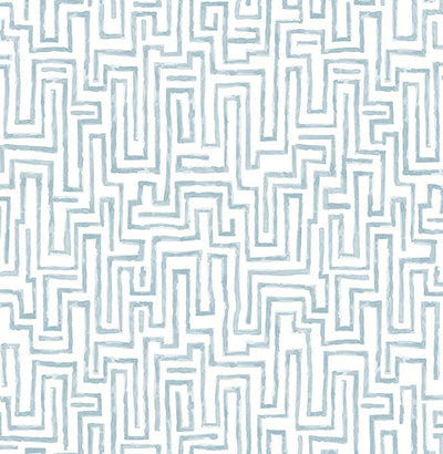 product image for Ramble Blue Geometric Wallpaper 6