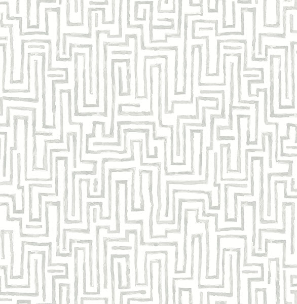 media image for Ramble Grey Geometric Wallpaper 27