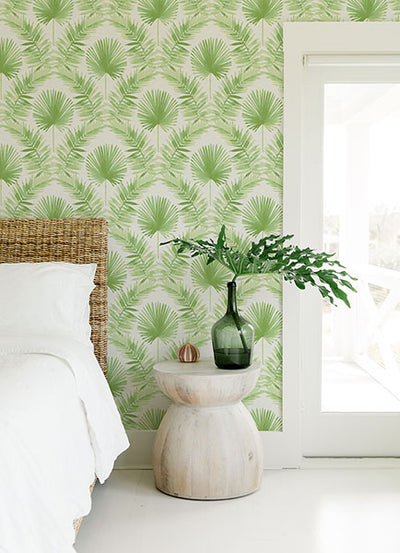 product image for Calla Green Painted Palm Wallpaper 16