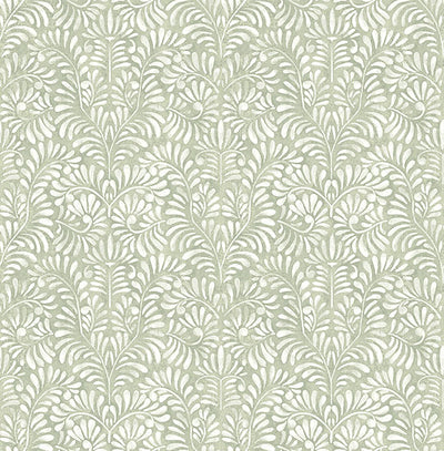 product image of Elma Sage Fiddlehead Wallpaper 539