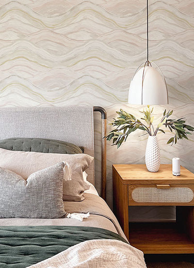 product image for Dorea Pastel Striated Waves Wallpaper 77