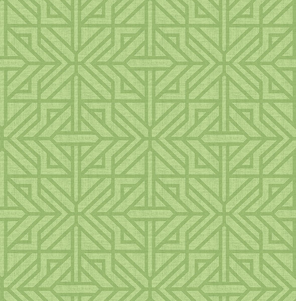 media image for Hesper Green Geometric Wallpaper 284