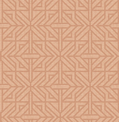 product image of Hesper Rust Geometric Wallpaper 592