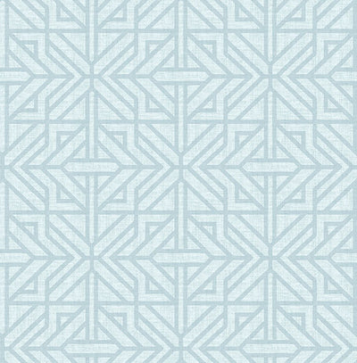 product image of Hesper Sky Blue Geometric Wallpaper 599