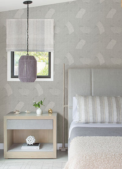 product image for Tania Grey Woven Abstract Wallpaper 89