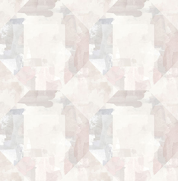 media image for Perrin Lavender Gem Geometric Wallpaper 22