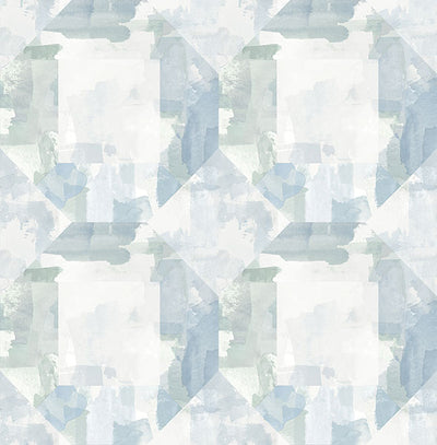 product image of Perrin Blue Gem Geometric Wallpaper 59