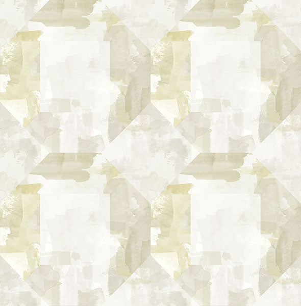 media image for Perrin Olive Gem Geometric Wallpaper 23