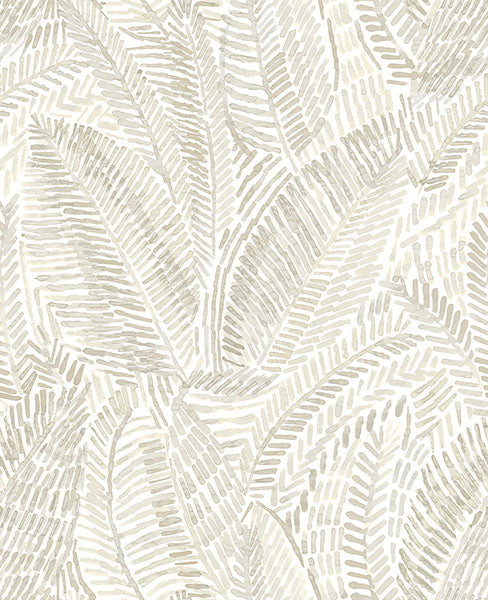 media image for Fildia Taupe Botanical Wallpaper 256