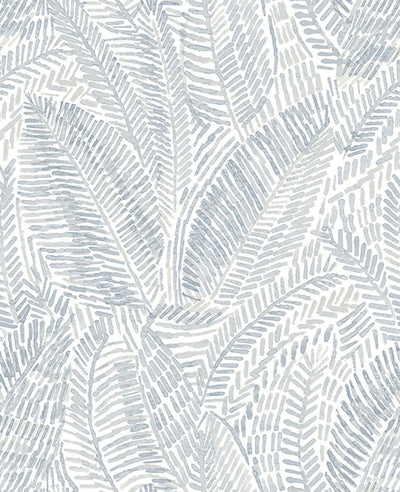 product image of Sample Fildia Light Blue Botanical Wallpaper 577