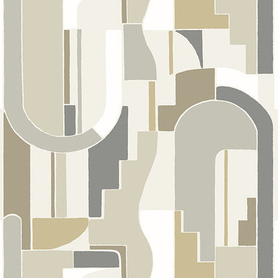 product image of Odele Honey Geometric Archways Wallpaper 556