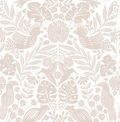 product image of Nestle Pink Bird Block Print Wallpaper 540