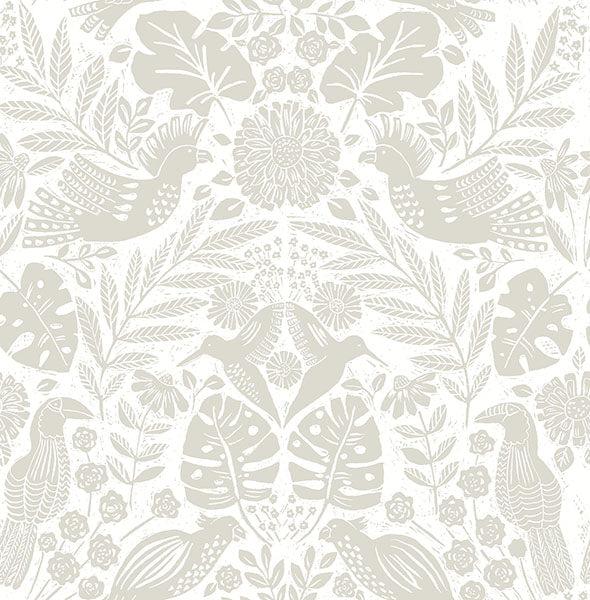 media image for Nestle Dove Bird Block Print Wallpaper 258