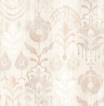 product image of Pavord Pink Floral Shibori Wallpaper 593