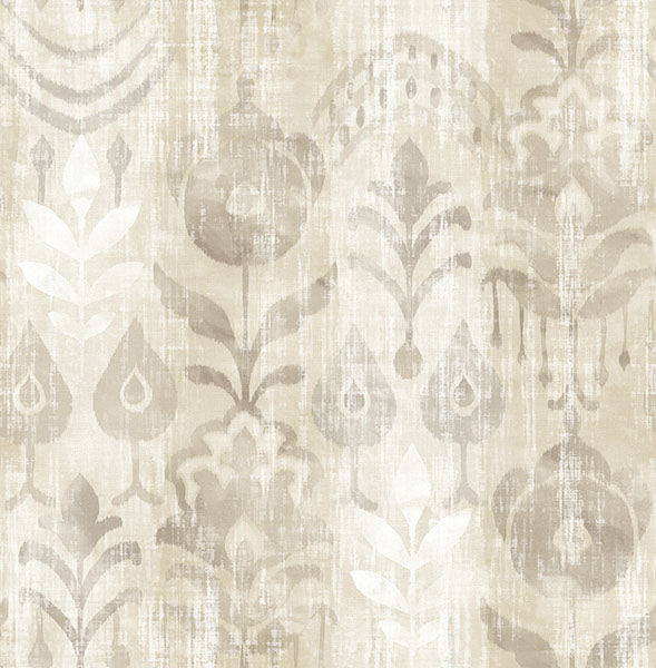 media image for Pavord Neutral Floral Shibori Wallpaper 26