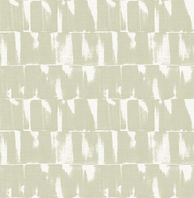 product image of Bancroft Sage Artistic Stripe Wallpaper 535