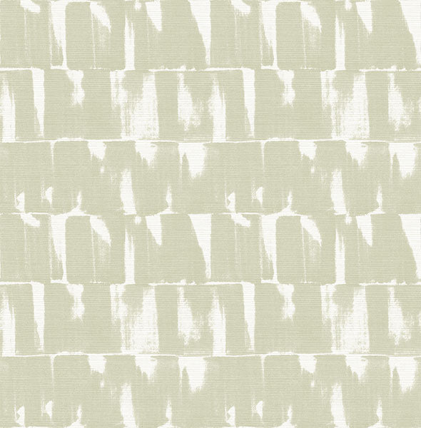 media image for Bancroft Sage Artistic Stripe Wallpaper 263