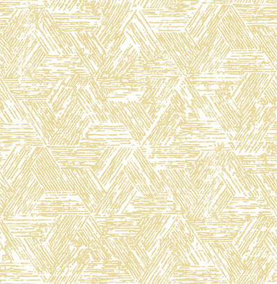 product image for Retreat Yellow Quilted Geometric Wallpaper 99