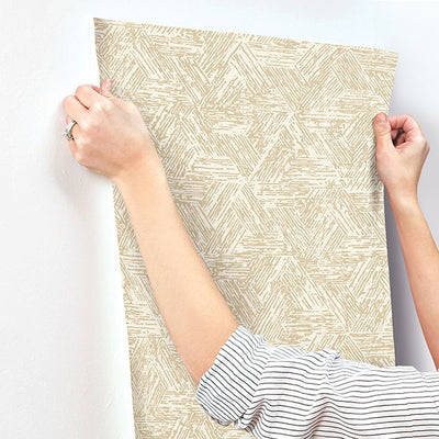 product image for Retreat Light Brown Quilted Geometric Wallpaper 21