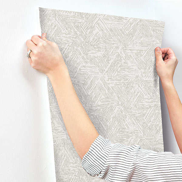 media image for Retreat Grey Quilted Geometric Wallpaper 241