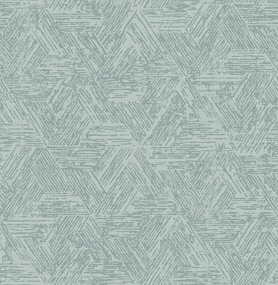 product image of Retreat Denim Quilted Geometric Wallpaper 510