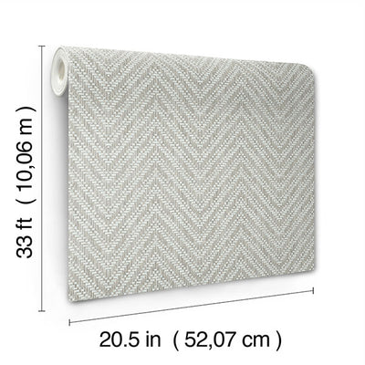 product image for Glynn Sterling Chevron Wallpaper 84