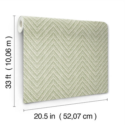 product image for Glynn Green Chevron Wallpaper 64