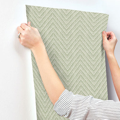 product image for Glynn Green Chevron Wallpaper 34