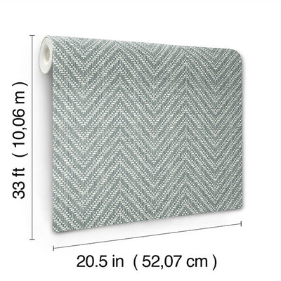 product image for Glynn Denim Chevron Wallpaper 60