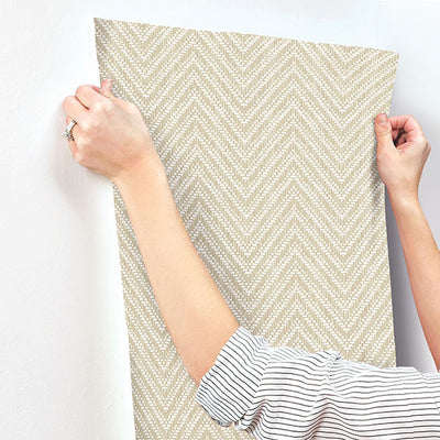 product image for Glynn Wheat Chevron Wallpaper 42