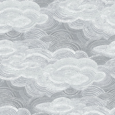 product image of Vision Slate Stipple Clouds Wallpaper 523