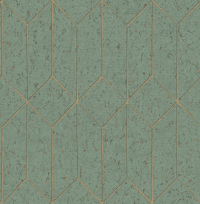 product image for Hayden Mint Concrete Trellis Wallpaper from Fusion Advantage Collection by Brewster 2