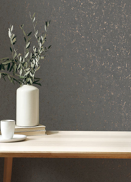 media image for Callie Charcoal Concrete Wallpaper from Fusion Advantage Collection by Brewster 263