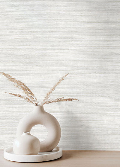 product image for Alton Off-White Faux Grasscloth Wallpaper from Fusion Advantage Collection by Brewster 43