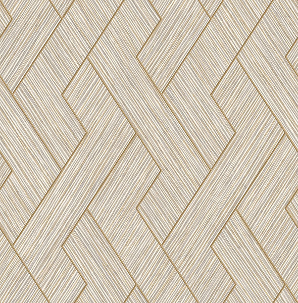 media image for Ember Taupe Geometric Basketweave Wallpaper from Fusion Advantage Collection by Brewster 237