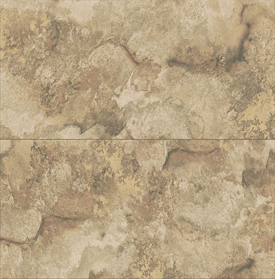 product image of Aria Light Brown Marbled Tile Wallpaper from Fusion Advantage Collection by Brewster 57