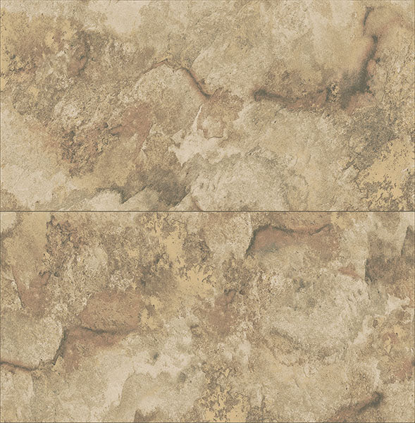 media image for Aria Light Brown Marbled Tile Wallpaper from Fusion Advantage Collection by Brewster 282