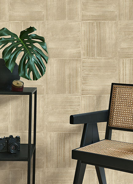 media image for Jasper Neutral Block Texture Wallpaper from Fusion Advantage Collection by Brewster 240