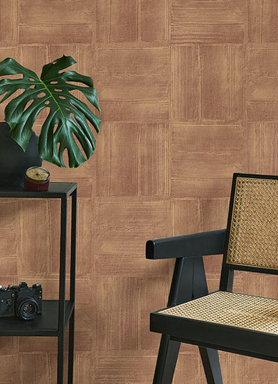 product image for Jasper Rust Block Texture Wallpaper from Fusion Advantage Collection by Brewster 34