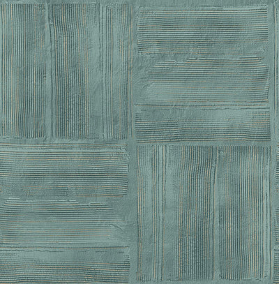 product image for Jasper Teal Block Texture Wallpaper from Fusion Advantage Collection by Brewster 45