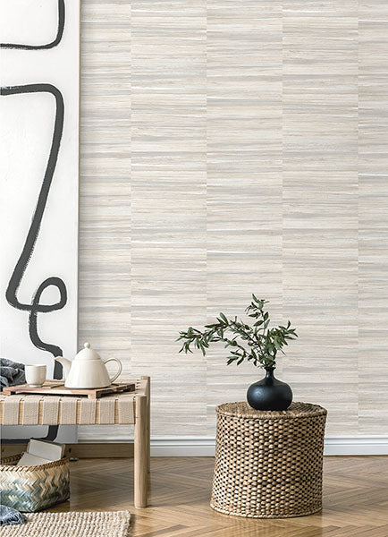 media image for Rowan White Faux Grasscloth Wallpaper from Fusion Advantage Collection by Brewster 20